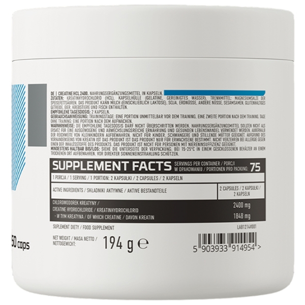 Креатин OstroVit Creatine HCL (5903933914954) 150 photo 3