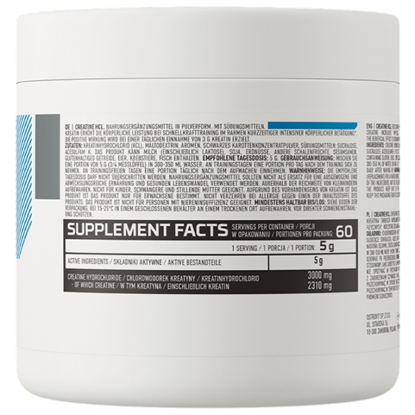 Креатин OstroVit Creatine HCL (5903246225907) 300 г photo 3