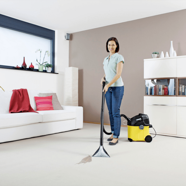 Aspirator cu spălare KARCHER SE5 1.081-200.01 + Agent de curățare RM 519 Yellow 1400 W | Umedă | Sac | 4 l photo 9