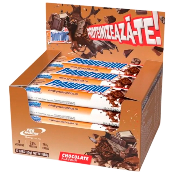 Batoane proteice Pro Nutrition Bar Box Ciocolată (pnn0276) 55 g photo 2