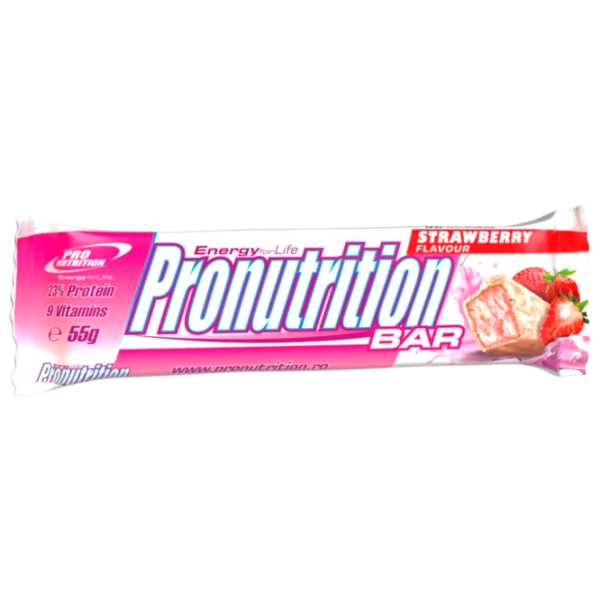 Batoane proteice Pro Nutrition Bar Box Сăpșuni (pnn0278) 55 g photo 1