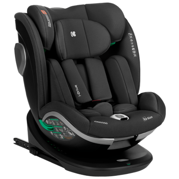 Scaun auto Kikka Boo i-Drive i-Size 31002100019 Black 0 luni - 12 ani, 36 kg photo 1