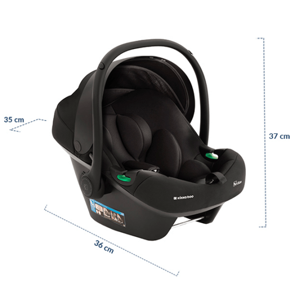 Scaun auto Kikka Boo i-Prime i-Size 41002170001 Black 0 luni - 4 ani, 18 kg photo 4