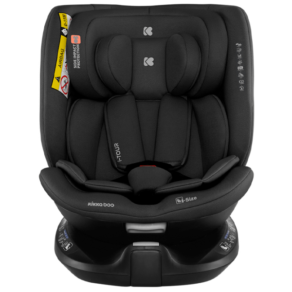Scaun auto Kikka Boo i-Tour i-Size 31002100024 Black 0 luni - 12 ani, 36 kg photo 2