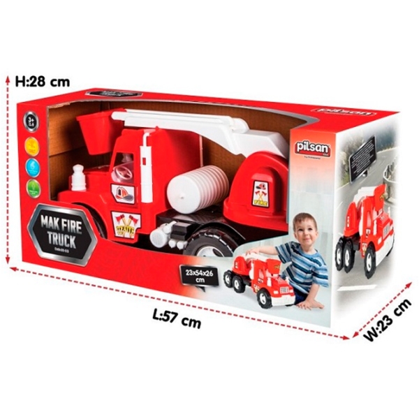 Camion Pilsan Mack 06613 Red  photo 4