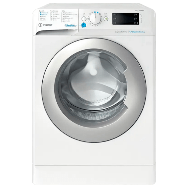 Mașină de spălat Indesit BWE 91496X WSV EE White 9 kg, 1400 rpm, A photo 1