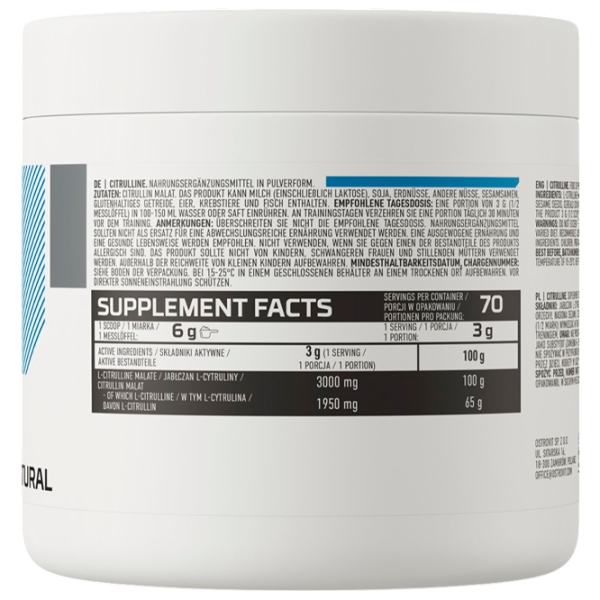 Complexe preantrenament OstroVit Citrulline (5902232611151) 210 g photo 3
