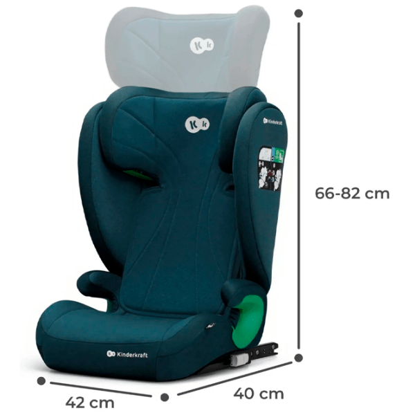 Детское автокресло KinderKraft Junior Fix 2 5902533921591 Blue 3 года - 12 лет, 36 кг photo 5