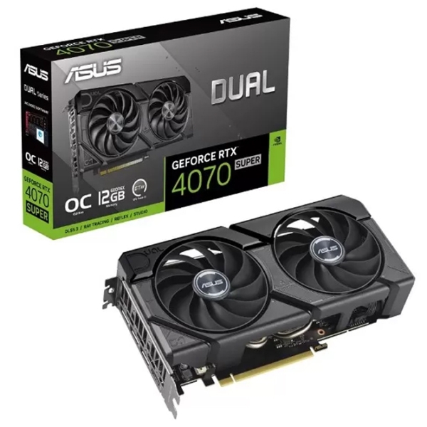 Placă video Asus GeForce RTX 4070 SUPER EVO OC Edition 12 GB PCI Express x16 4.0 photo 5
