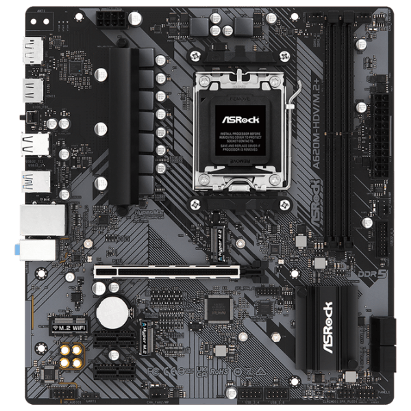 Материнская плата ASRock A620M-HDV/ M.2+ mATX  photo 1