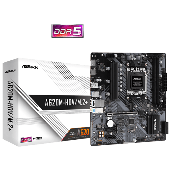 Материнская плата ASRock A620M-HDV/ M.2+ mATX  photo 5