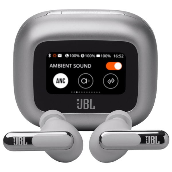 Căști JBL Live Beam 3 Silver Fără fir / Personal / In ear photo 1