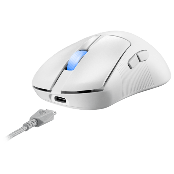 Mouse Asus ROG Keris II Ace White Fără fir / 42000 dpi photo 6