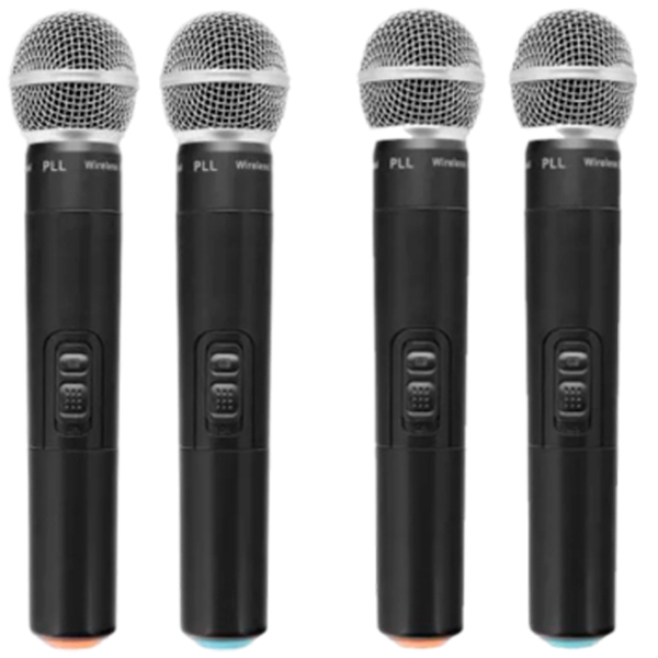 Microfon Professional McGrey Quad Wireless Microphone Set Black  photo 2