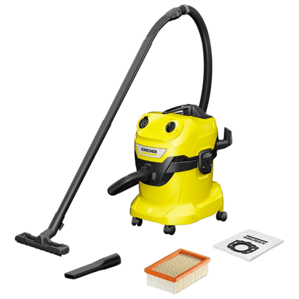 Aspirator KARCHER WD4 V-20/5/22 (1.628-209.0) Yellow 1000 W | Umedă | Container | 20 l photo 1