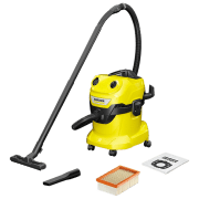 Пылесос KARCHER WD4 V-20/5/22 (1.628-209.0) Желтый 1000 Вт | Влажная | Контейнер | 20 л