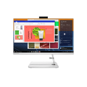 All-in-One PC Lenovo IdeaCentre 3 24ALC6 White 23.8" Full HD IPS AMD Ryzen 5 7430U 8 GB 512 GB 