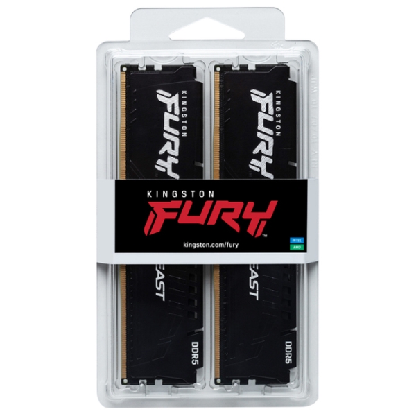 Оперативная память 32 ГБ Kingston FURY Beast KF552C36BBEK2-32 DIMM, DDR5, 5200 МГц photo 3