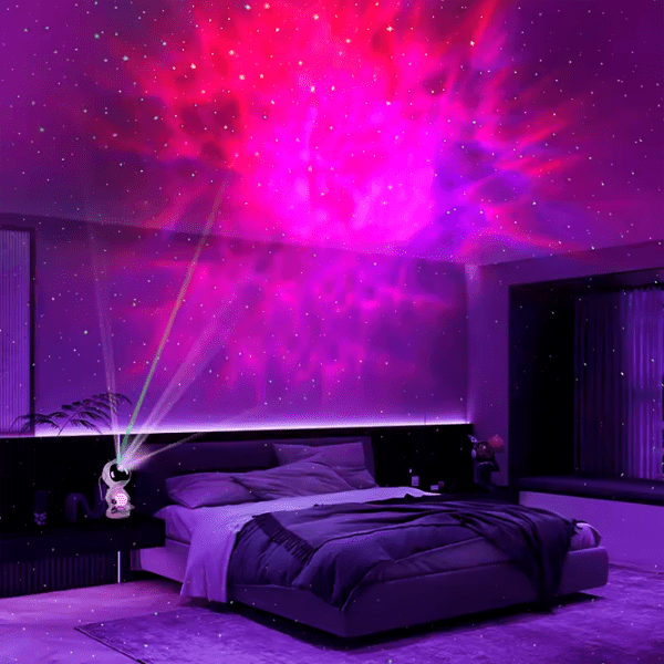 Proiector de stele Starry Sky Galaxy Nightlight Moon Mini White universal, photo 9