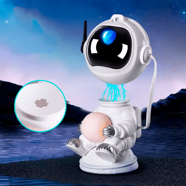 Proiector de stele Starry Sky Galaxy Nightlight Moon Mini White universal, photo 11