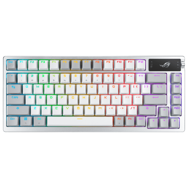 Tastatură Asus ROG Azoth TKL White Gaming, Fără fir photo 1