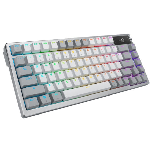 Tastatură Asus ROG Azoth TKL White Gaming, Fără fir photo 3