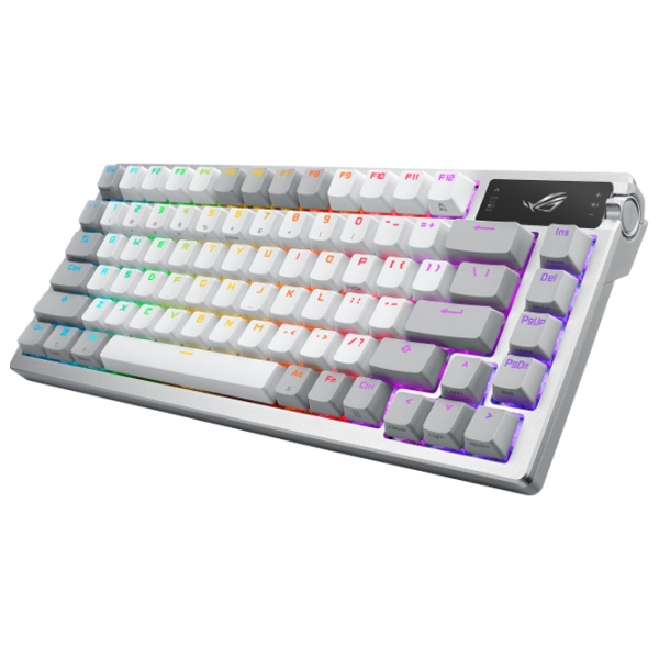 Tastatură Asus ROG Azoth TKL White Gaming, Fără fir photo 6