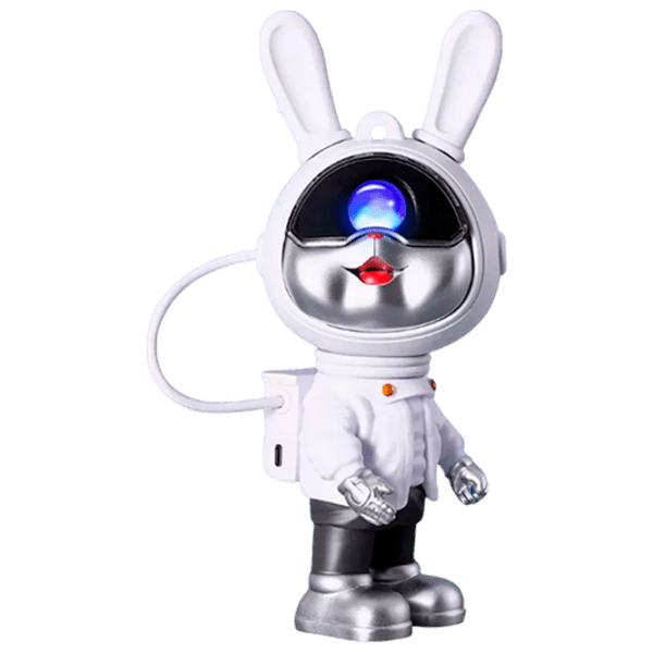 Проектор звезд Starry Sky Galaxy Nightlight Rabbit K2306 White универсальный, photo 1