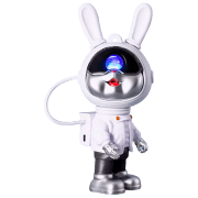 Проектор звезд Starry Sky Galaxy Nightlight Rabbit K2306 White универсальный,