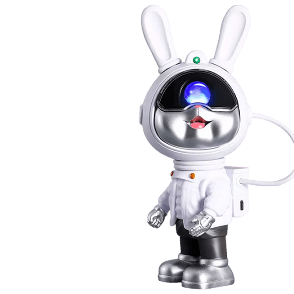 Проектор звезд Starry Sky Galaxy Nightlight Rabbit K2306 White универсальный, photo 2