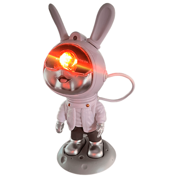Проектор звезд Starry Sky Galaxy Nightlight Rabbit K2306 White универсальный, photo 3