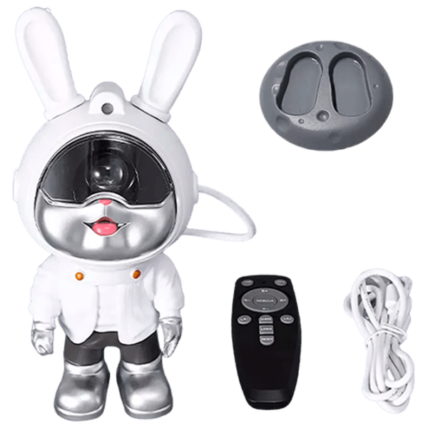 Проектор звезд Starry Sky Galaxy Nightlight Rabbit K2306 White универсальный, photo 7