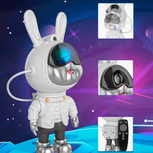 Проектор звезд Starry Sky Galaxy Nightlight Rabbit K2306 White универсальный, photo 9