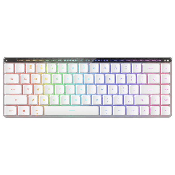 Tastatură Asus ROG Falchion RX White Gaming, Fără fir photo 1