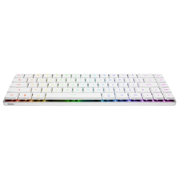 Tastatură Asus ROG Falchion RX White Gaming, Fără fir photo 7