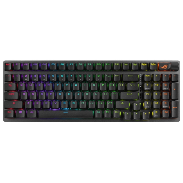 Tastatură Asus ROG Strix Scope II 96 Wireless Black Gaming, Fără fir photo 6