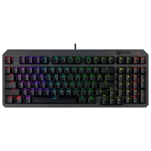 Клавиатура Asus TUF K3 II Black Игровой, Проводная photo 1