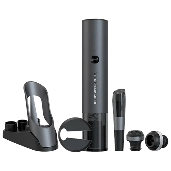 Set desfacător de vin Circle Joy TFS-001 Black  photo 1