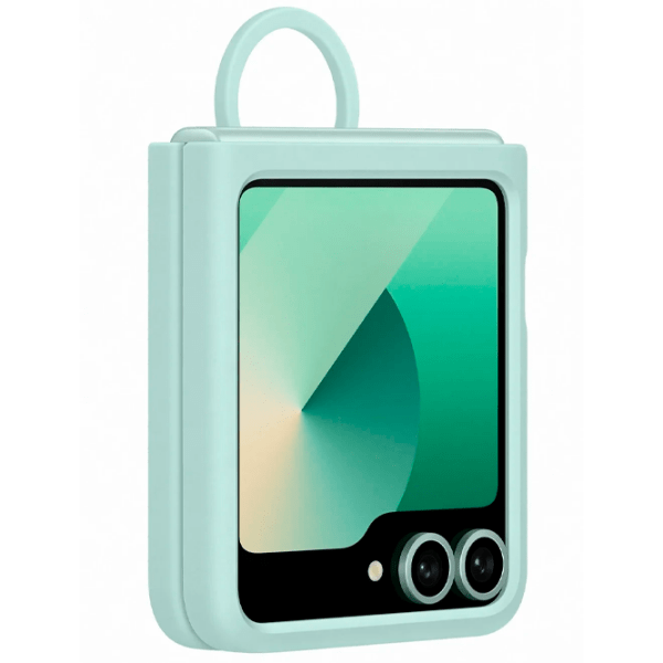 Husă pentru smartphone Samsung Galaxy Z Flip 6 (EF-PF741) Mint Green Samsung, TPU, Back photo 3