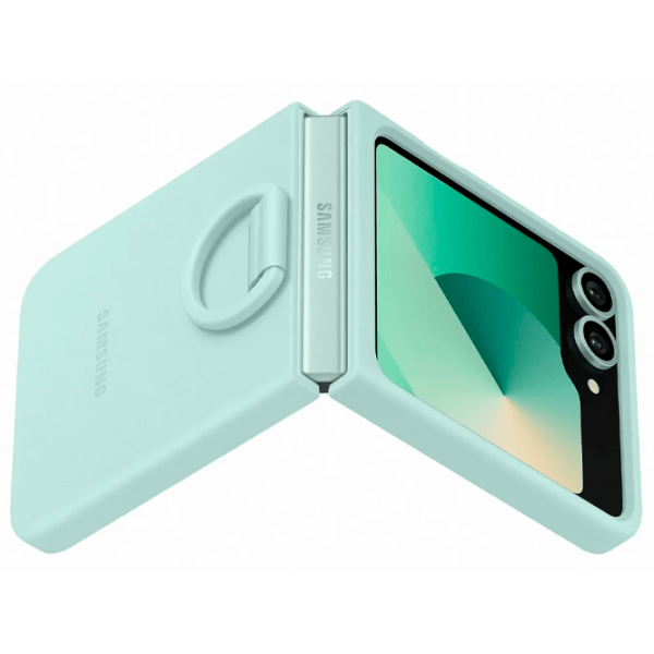 Husă pentru smartphone Samsung Galaxy Z Flip 6 (EF-PF741) Mint Green Samsung, TPU, Back photo 5