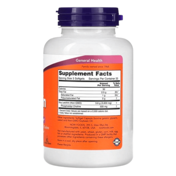 Aminoacizi Now Foods LECITHIN (733739022103) 1200 mg photo 2