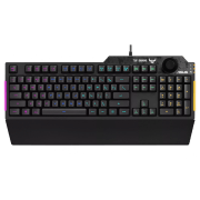 Tastatură Asus TUF K1 Black Gaming, Cu fir