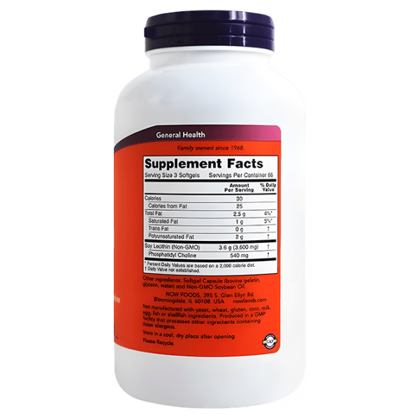 Aminoacizi Now Foods LECITHIN (733739022127) 1200 g photo 2