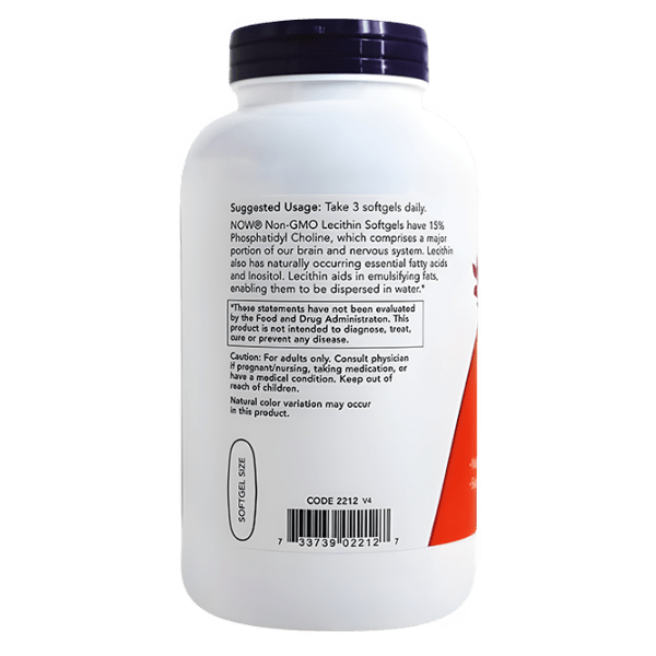 Aminoacizi Now Foods LECITHIN (733739022127) 1200 g photo 3