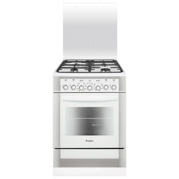 Aragaz Gefest 6302-03 0040 White Tipul plitei: Pe gaz, 55 l, Tipul cuptorului: Electric photo 4