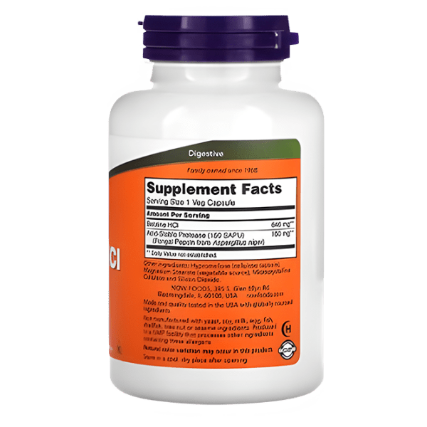 Aminoacizi Now Foods BETAINE HCL (733739029386) 648 mg photo 2