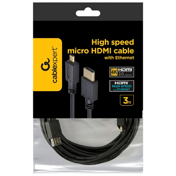 Cablu video Cablexpert CC-HDMID-10 HDMI/ Micro HDMI Black  photo 4