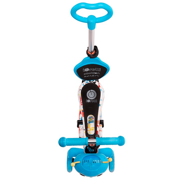 Детский трёхколёсный самокат Lorelli Smart Plus (10390030018) Blue 3 года, 20 кг, Пластиковые с силиконом photo 4