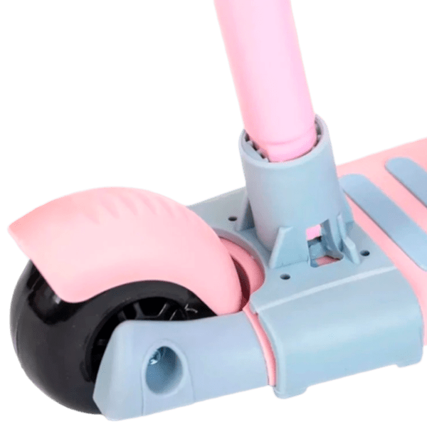 Trotinetă pentru copii cu trei roți Baby Mix Multi (8596164153796) Pink 1 an, 30 kg, Din PU photo 5
