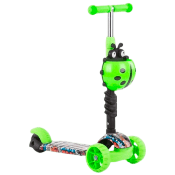Детский трёхколёсный самокат Chipolino Kiddy Evo (3800931044602) Green 3 года, 20 кг, Пластиковые с силиконом photo 2